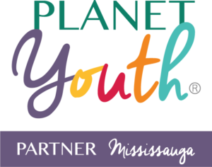logo of Planet Youth with tagline: Partner: Mississauga