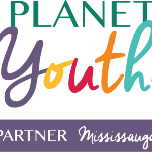 logo of Planet Youth with tagline: Partner: Mississauga