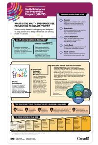 A thumbnail of the infographic that shows the 10 steps and four domains that guide the work of the Icelandic Prevention Model.